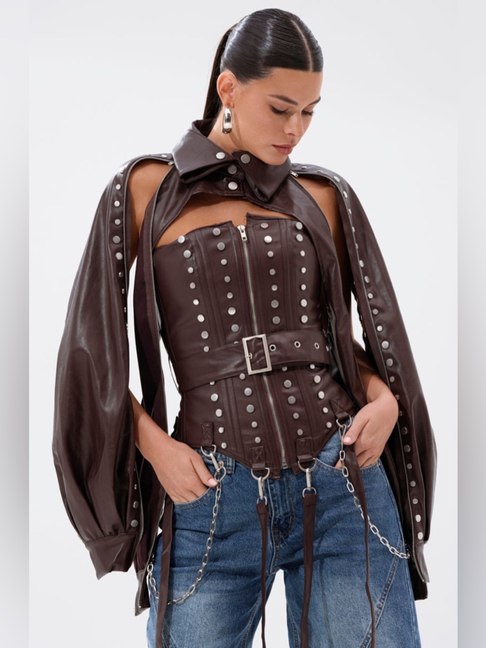 AKIRA Dark Brown Bolero